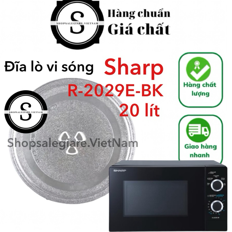Đĩa lò vi sóng Sharp 20 lít R-2029E-BK mới 100% - shopsalegiare.Vietnam ...
