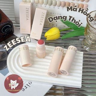 [ZEESEA] Má Hồng Dạng Thỏi ZEESEA Phấn Nén Kèm Mút 1.7g ZEESEA Nourishing Colors Mist Blush Stick