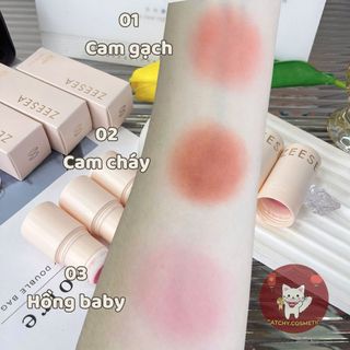 [ZEESEA] Má Hồng Dạng Thỏi ZEESEA Phấn Nén Kèm Mút 1.7g ZEESEA Nourishing Colors Mist Blush Stick