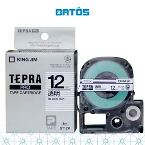Băng nhãn 12mm dùng cho máy King Jim Tepra Pro các màu tùy chọn