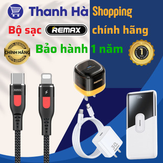 Bộ Sạc nhanh REMAX - Cáp Sạc - Củ Sạc - Sạc dự phòng - Sạc ô tô có cổng sạc nhanh PD QC GAN