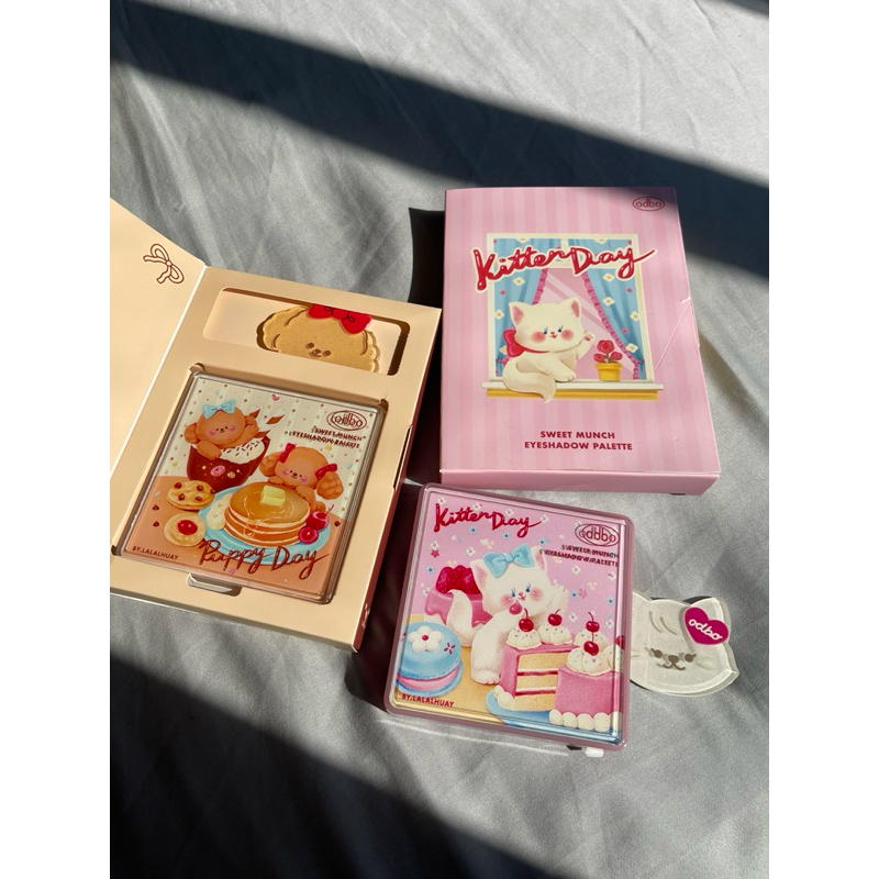 Odbo][Tặng cọ mắt] Bảng Phấn Mắt Odbo 9 Ô Sweet Munch Eyeshadow Pallete Kèm  Kẹp Tóc | Shopee Việt Nam