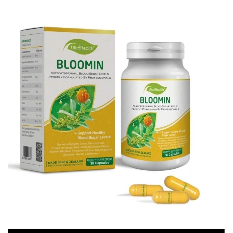 BLOOMIN ULTRA HEALTH –hộp 30 viên Hỗ Trợ Cải Thiện Chỉ Số Đường Huyết ...