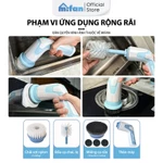Máy Cọ Rửa Điện Cầm Tay Đa Năng Mifan K3 25W - Kèm 4 Đầu Chổi, Pin Sạc 2000mAh, Chống Nước IPX7, Tốc Độ 500rpm, BH 12 Th — ảnh 3