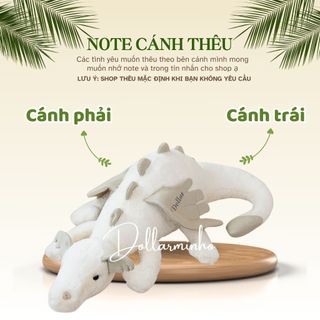 (Thêu Tên) Rồng Thêu Tên Bé Theo Yêu Cầu Không Rụng Lông Quà Tặng Sinh Nhật Đầy Tháng