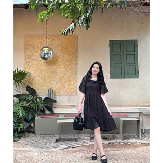 Joy dress - đầm babydoll tơ Ma Vie
