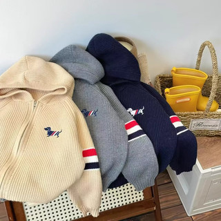 LT - Áo khoác len mũ hoodie khoá kéo dài tay thu đông len gạo dày dặn 637