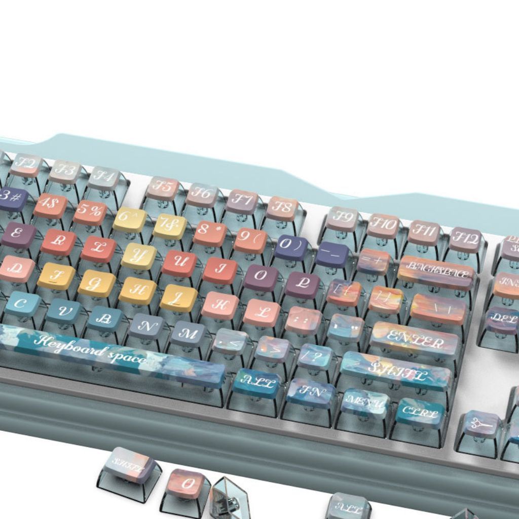 Tổng hợp các mẫu keycap pudding đẹp nhất, greenkeycap, keycaps xuyên ...