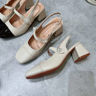 Gót Bích Sandal 5p Tag Hoa QC Fullbox Da Mềm Cao Cấp Mieo Shoes G1299 G1300
