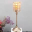 Ánh sáng xa xỉ pha lê trang trí bàn ăn lãng mạn lông nến chủ Vintage Bắc Âu nến chủ trang trí