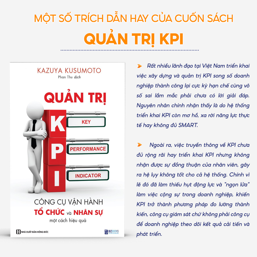Sách Quản Trị Kpi: Công Cụ Vận Hành Và Tổ Chức Nhân Sự Một Cách Hiệu Quả - Xây Dựng Kpi Cho Doanh Nghiệp