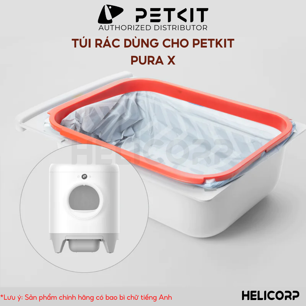 Ảnh Túi rác PETKIT dùng cho máy dọn phân mèo PETKIT Pura X, PETKIT Pura Max - HELIPET 1