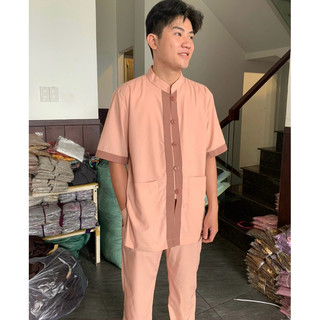 Lãnh Tụ Phối Nam #Quần Áo Nam Đi Chùa