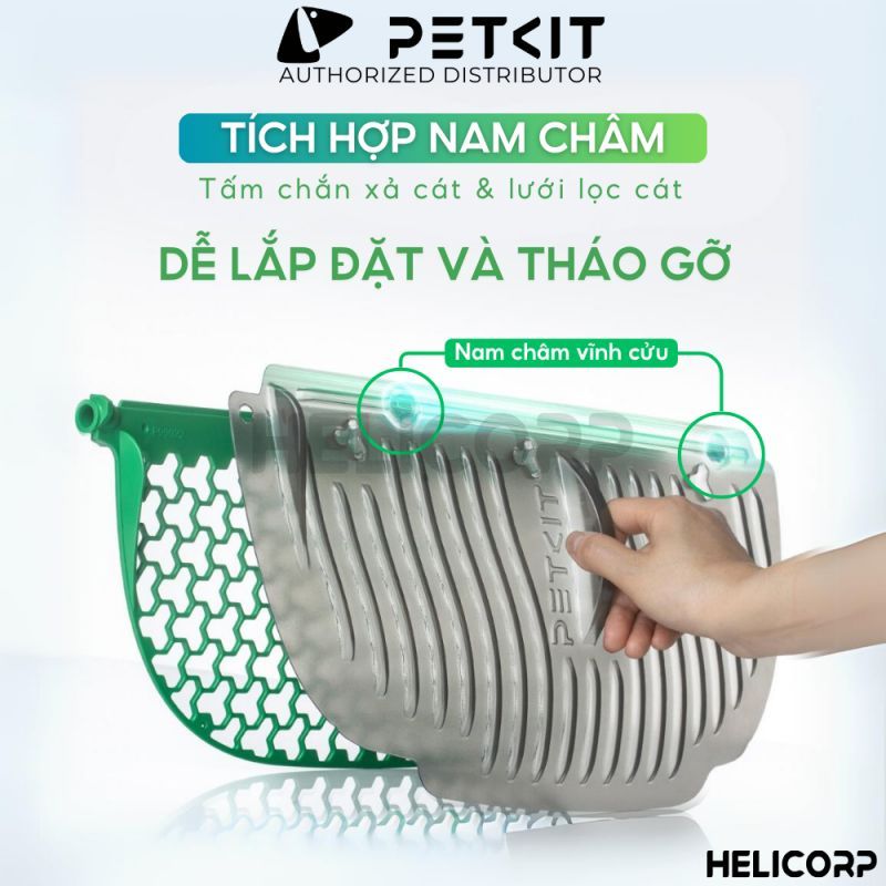 Ảnh Nhà Vệ Sinh Cho Mèo PETKIT, Máy Vệ Sinh Tự Động Cho Mèo Pura Max  - HeLiPet Hà Nội 4