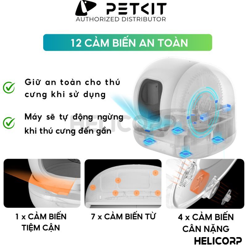 Ảnh Nhà Vệ Sinh Cho Mèo PETKIT, Máy Vệ Sinh Tự Động Cho Mèo Pura Max  - HeLiPet Hà Nội 3