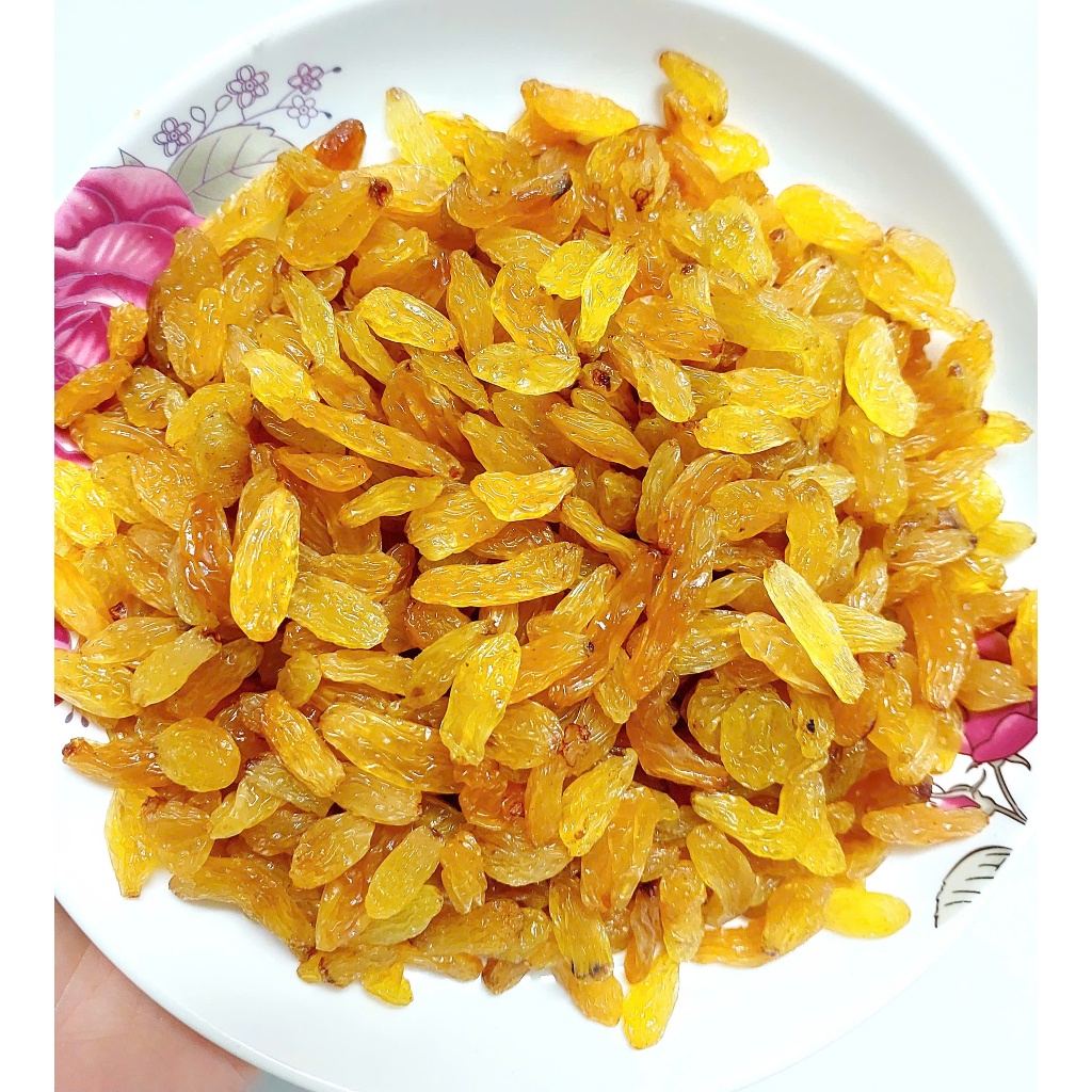 Hộp 500g Nho Vàng Khô Không Đường/250g