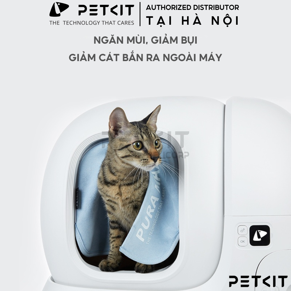 Ảnh Rèm Che Dùng Cho Máy Dọn Phân Mèo Tự Động PETKIT Pura Max - HeLiPet 1