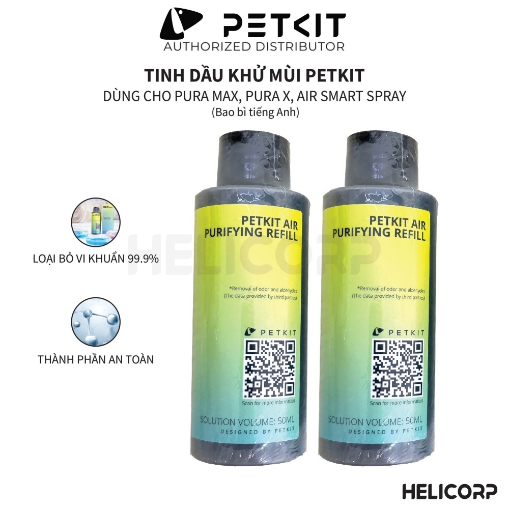 Ảnh [Combo 4] Tinh Dầu Dùng Cho Máy Vệ Sinh Petkit Pura Max, Petkit Pura X 2