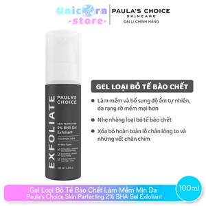Gel Loại Bỏ Tế Bào Chết Làm Mềm Mịn Da Chứa 2% BHA Paula's Choice Skin Perfecting 2% BHA Gel Exfoliant 100ml