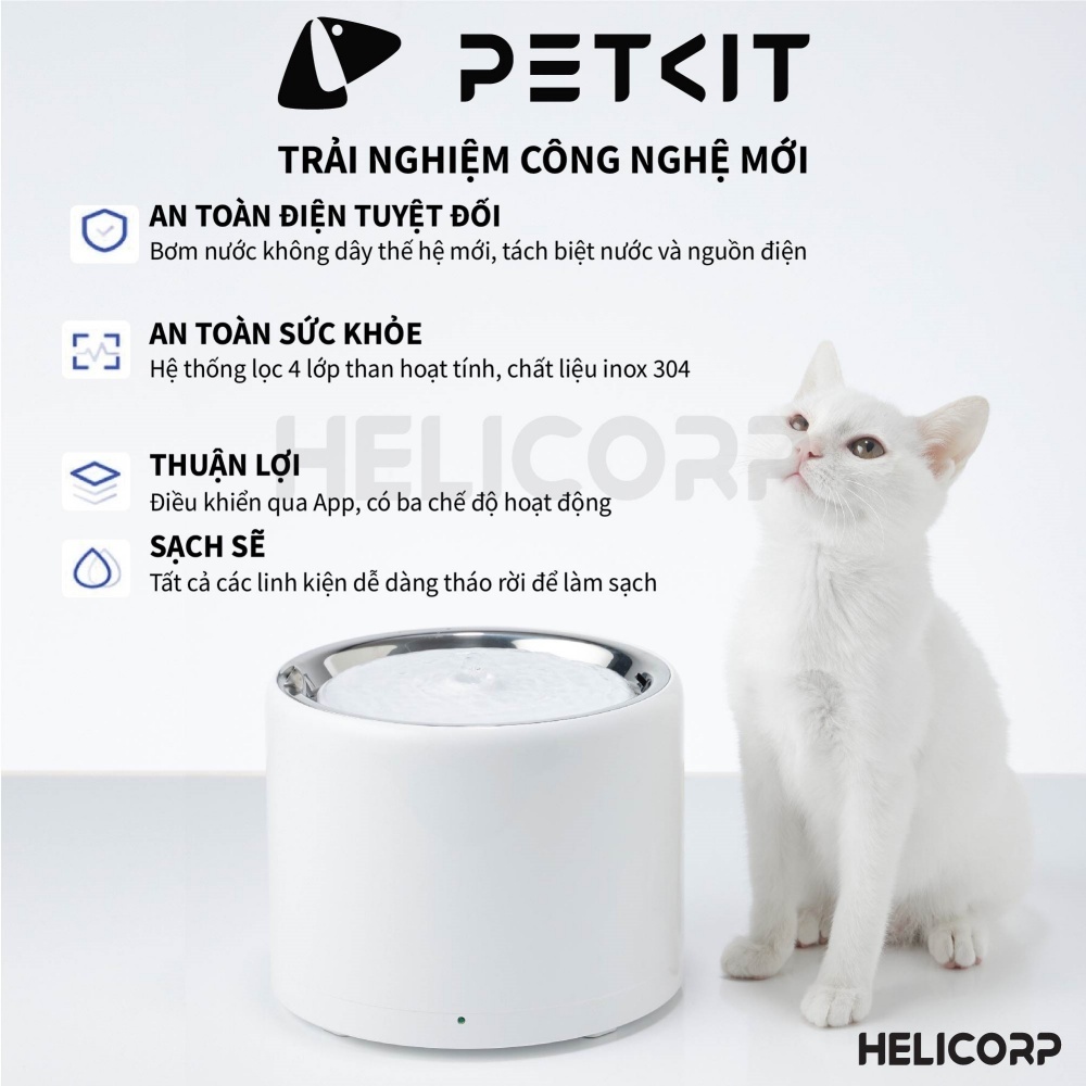 Ảnh Máy Lọc Nước Cho Chó Mèo Petkit EverSweet 3 Pro UVC Thế Hệ Thứ 7 1