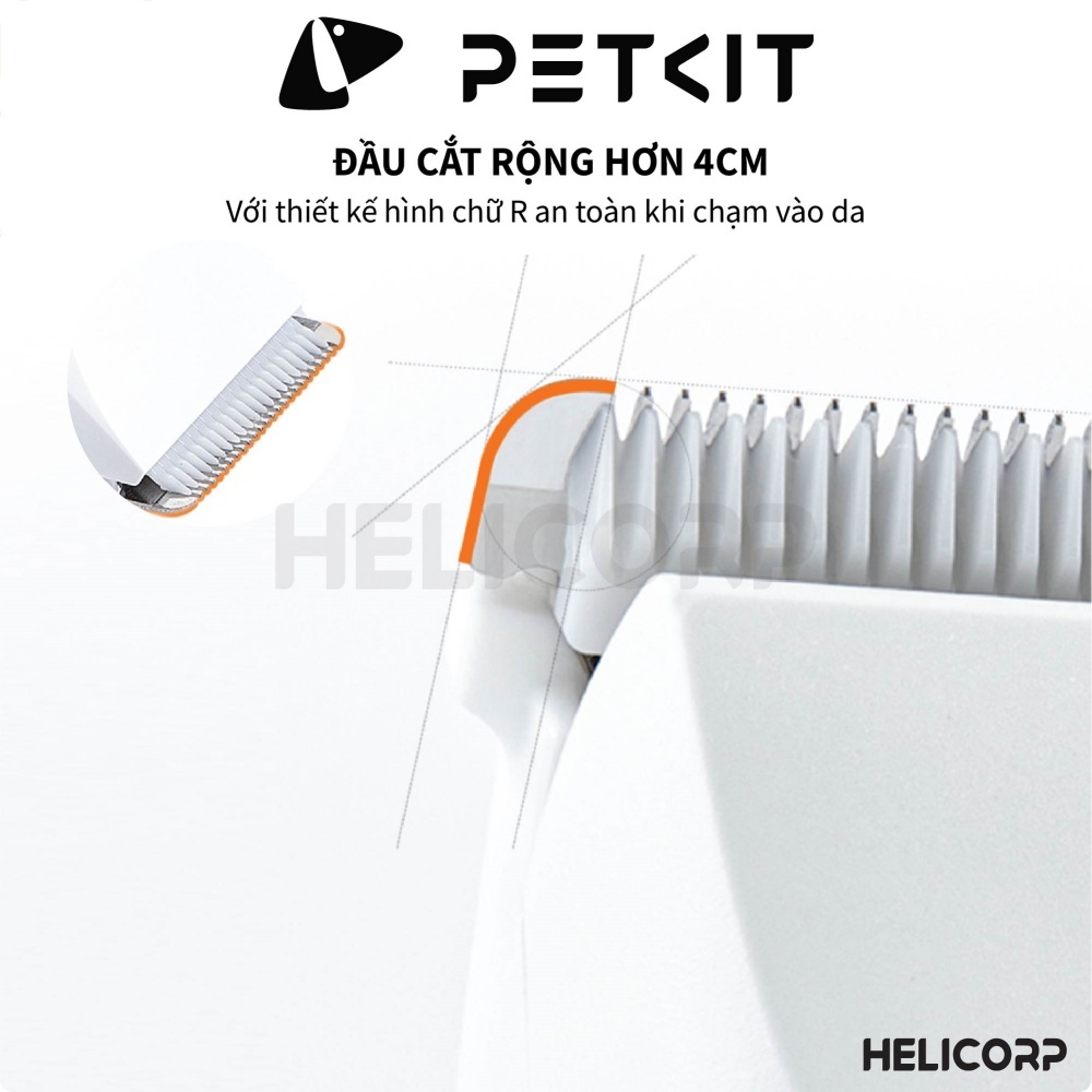 Ảnh Tông Đơ Đa Năng PETKIT 2in1 Pro 2024 Chuyên Dụng Cắt Tỉa Lông Cho Thú Cưng - HeLiPet 4