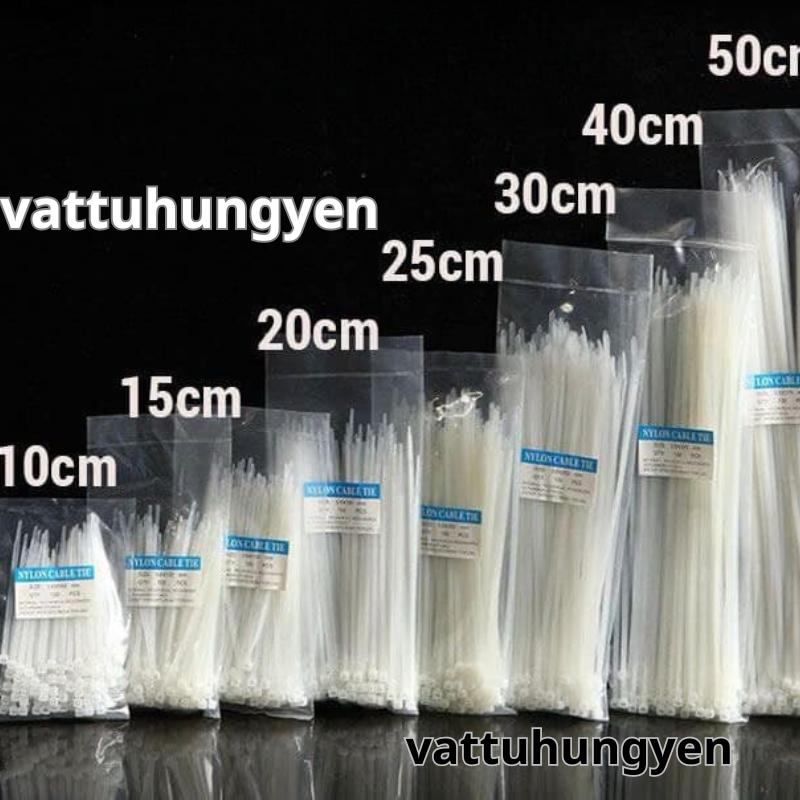 (1kg)Dây thít nhựa,dây rút nhựa,dây lạt nhựa 10cm,15cm,20cm,25cm,30cm ...