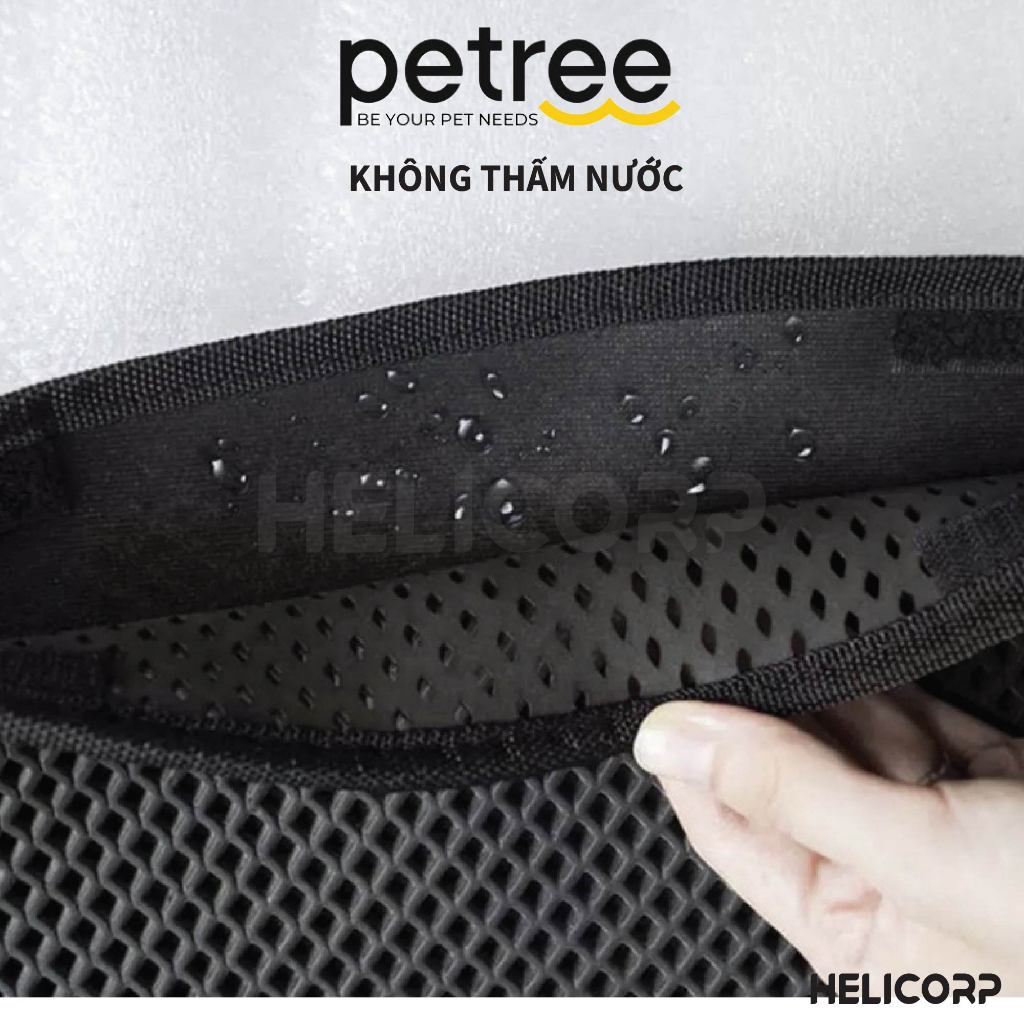 Ảnh Thảm Lót Chống Văng Cát Petree x HeLiPet 2024 dùng cho Máy Vệ Sinh Tự Động, Máy Dọn Phân Cho Mèo 2