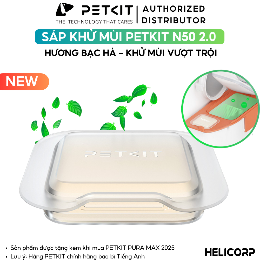 Ảnh Sáp khử mùi PETKIT N50 Dùng cho máy dọn vệ sinh tự động PETKIT Pura Max - HeLiPet 4