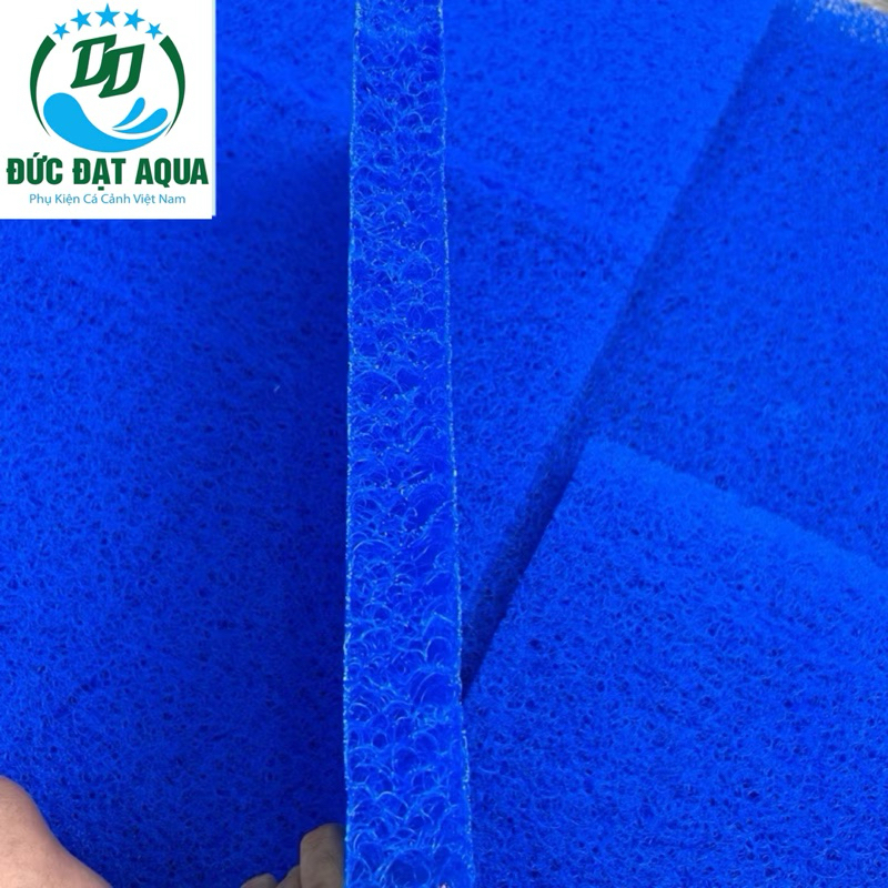 Jmat không keo loại 100x100x4cm, 200x100x4cm ,cm dày 3,8cm vật liệu lọc hồ cá koi 6