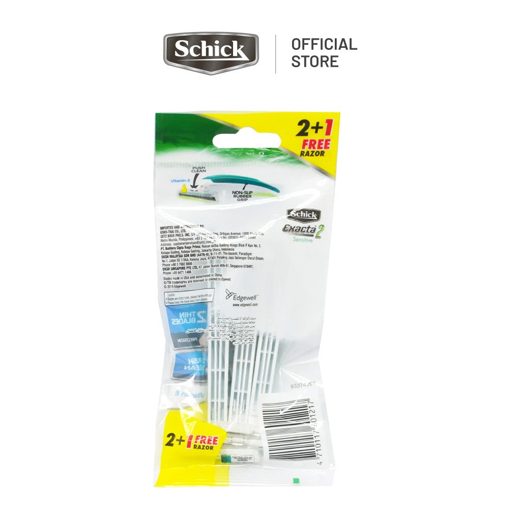 [Quà tặng không bán] Dao Cạo Schick Exacta2 2+1S