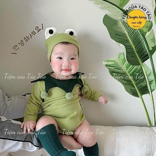 (HÀNG CÓ SẴN) Set bodysuit, hoddie Thu Đông cover Hàn Quốc cho bé trai bé gái có kèm mũ ( có tặng kèm tất tùy sản phẩm)
