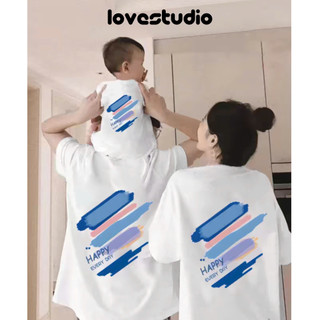 Áo thun gia đình Happy Every Day áo cho bố em và trẻ em đi du lịch đi chơi chất cotton 100% Premium