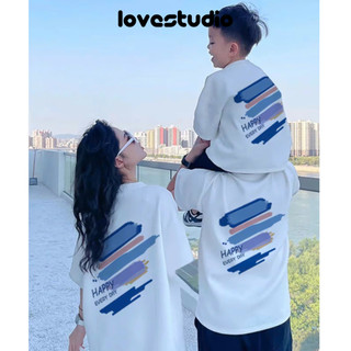 Áo thun gia đình Happy Every Day áo cho bố em và trẻ em đi du lịch đi chơi chất cotton 100% Premium