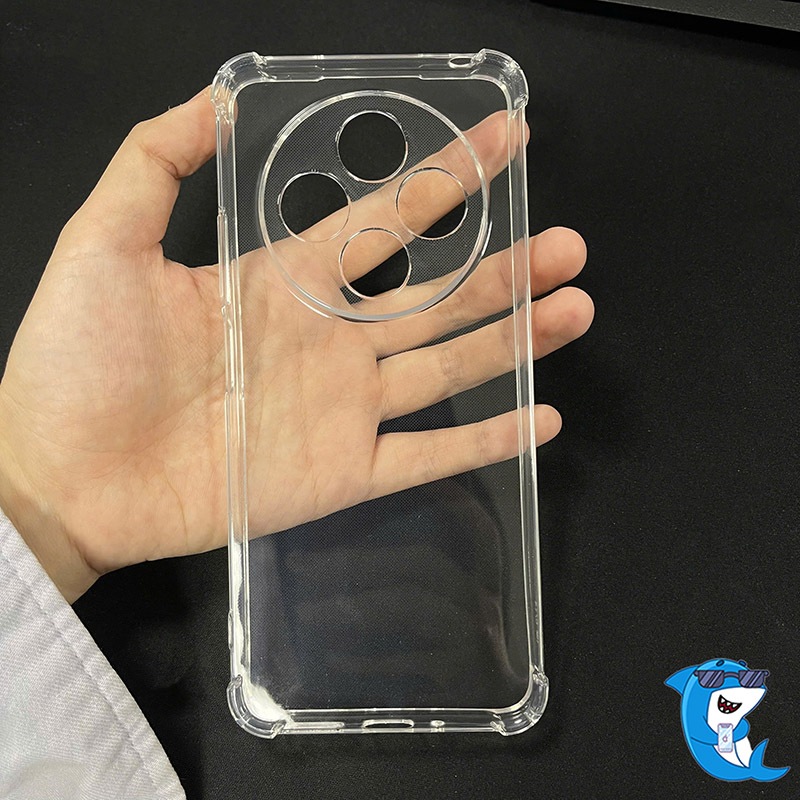 Ốp lưng Redmi 14C dẻo trong suốt silicon cao cấp chống sốc viền vuông bảo vệ cam Vỏ bao lưng đt