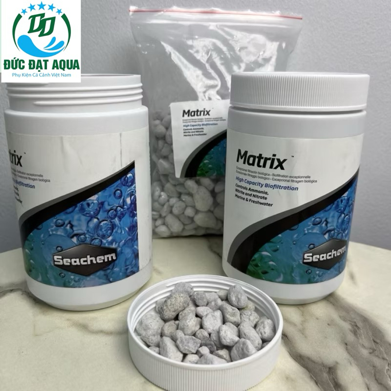 Vật liệu lọc Matrix pond & matrix thường chính hãng Seachem (hàng nhặt đã nhặt đá đen )cam kết hàng chính hãng 7