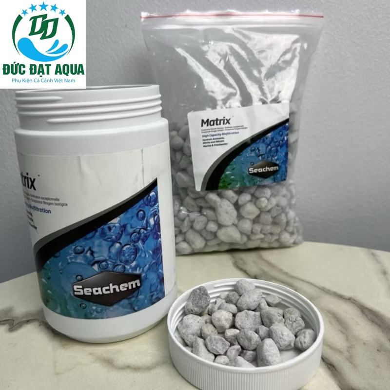 Vật liệu lọc Matrix pond & matrix thường chính hãng Seachem (hàng nhặt đã nhặt đá đen )cam kết hàng chính hãng 6