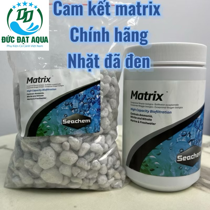 Vật liệu lọc Matrix pond & matrix thường chính hãng Seachem (hàng nhặt đã nhặt đá đen )cam kết hàng chính hãng 3