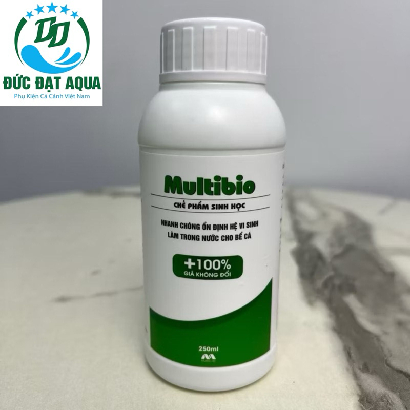 Vi Sinh Multibio - Khử Mùi, Khử Độc, Làm Trong Nước Cá Cảnh, tạo môi trường tốt cho cá 125-250-500ml 4