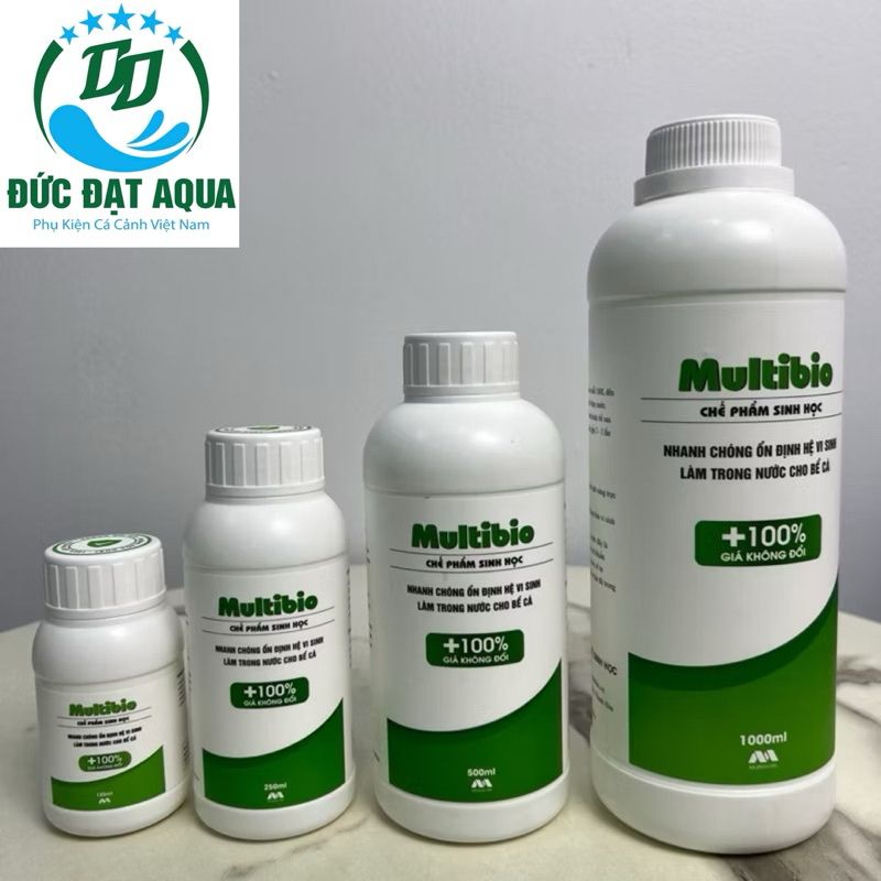 Vi Sinh Multibio - Khử Mùi, Khử Độc, Làm Trong Nước Cá Cảnh, tạo môi trường tốt cho cá 125-250-500ml 2
