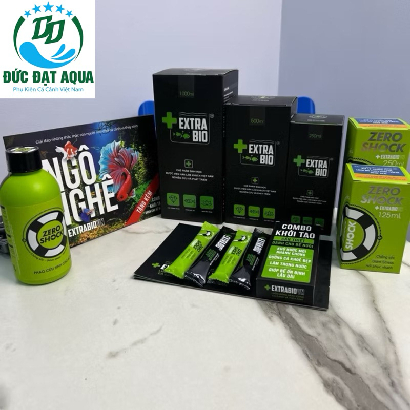 VI SINH EXTRA BIO } ZERO SHOCK 10ml /250ml } Extra bio 125ml/250ml/500ml/1000ml / combo khởi tạo 7