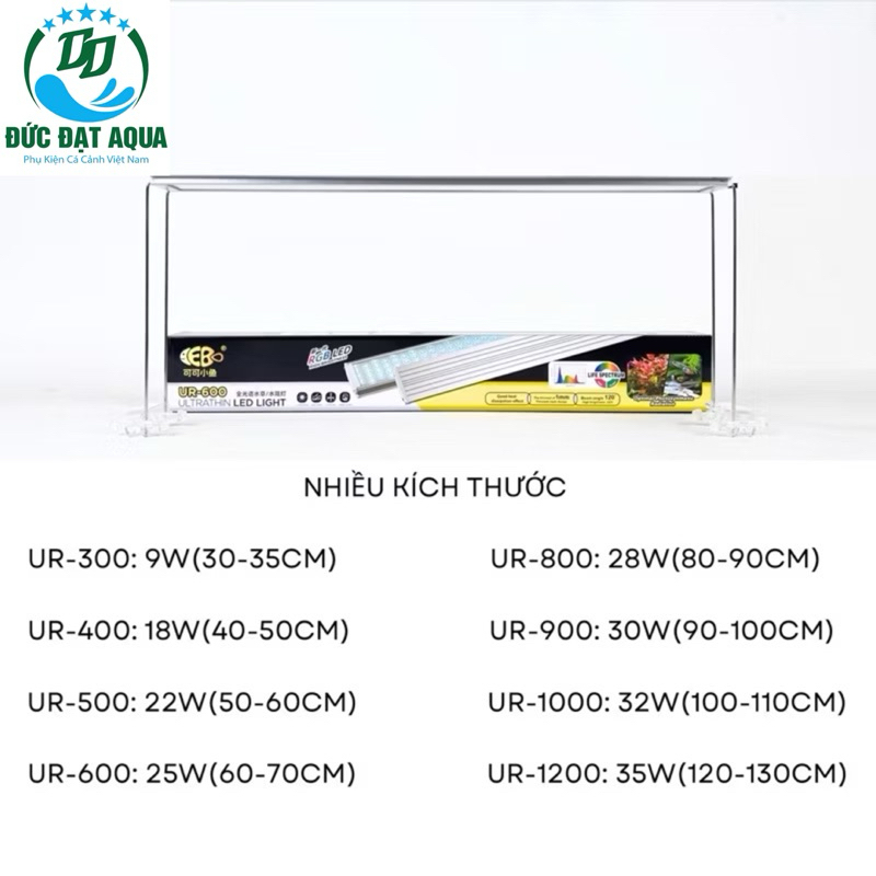 Đèn Led COCO RGB UR300 UR400 UR500 UR600 UR800 UR900 UR1000 UR1200 có 3 chế độ sáng khác nhau 4