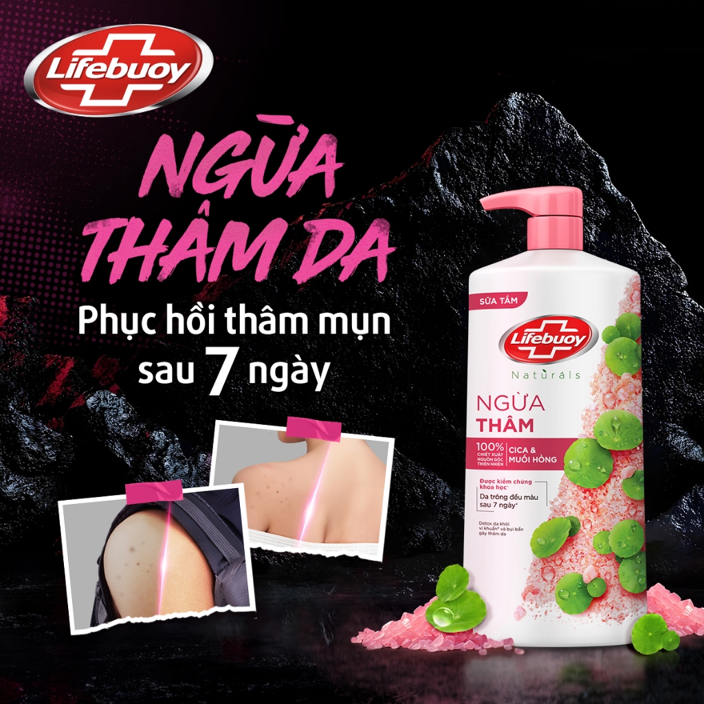 Ảnh Combo 2 Sữa tắm Lifebuoy 800g Chăm Sóc Chuyên Sâu, giúp detox sạch sâu và giảm mụn trên da 3