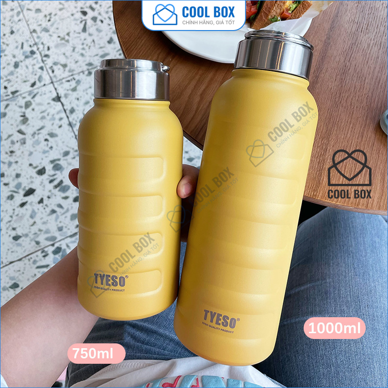 Bình giữ nhiệt cao cấp Tyeso Larva 750ml, 1000ml bình nước giữ nhiệt thể thao COOLBOX Tyeso Larva | BigBuy360 - bigbuy360.vn
