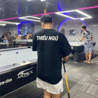 Áo phông in chữ Thiếu Ngủ  form rộng Unisex  dành cho cả nam và nữ Chất Liệu Premium Cotton 100%