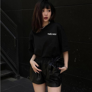 Áo phông in chữ Thiếu Ngủ  form rộng Unisex  dành cho cả nam và nữ Chất Liệu Premium Cotton 100%