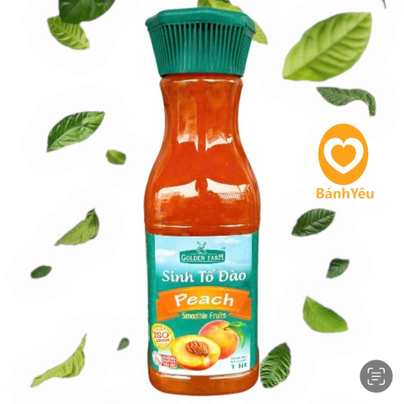 Sinh tố Golden Farm chai 1L nhiều mùi vị trái cây - PC83