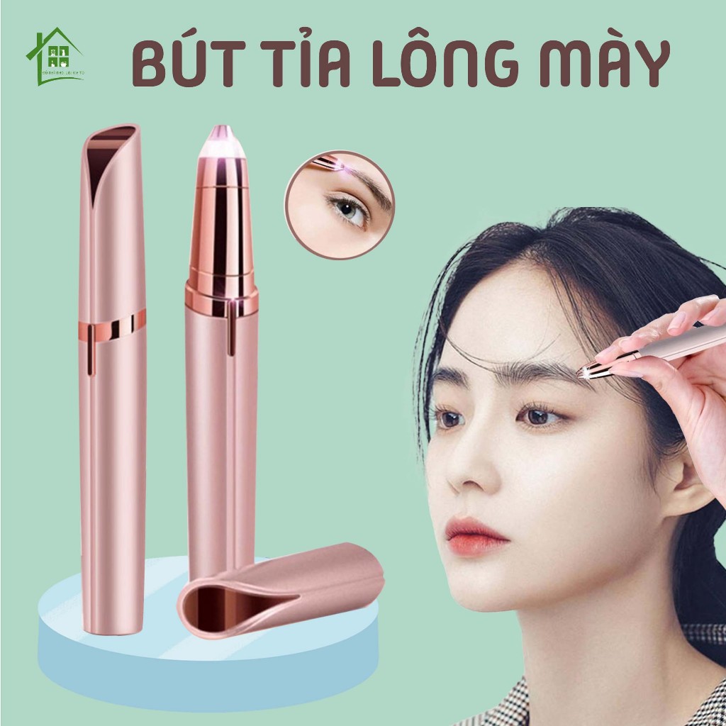 Bút tỉa lông mày thiết kế nhỏ gọn, tiện lợi, dễ sử dụng giúp tỉa lông mép, mũi, nách,..