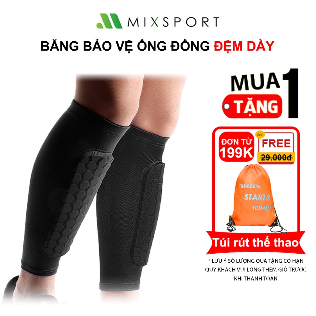Ảnh Băng Bảo Vệ Ống Đồng MixSport Với Miếng Lót Đệm Giày Giảm Chấn Thương, Giảm Đau Trong Bóng Đá 1