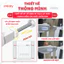 Thanh Chắn Cửa Pakey - Thanh Chắn Cầu Thang Không Khoan Đục - Đa Dạng Kích Thước An Toàn Cho Bé