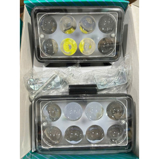 Đèn led trợ sáng Runlai 8 mắt màu trắng siêu sáng.